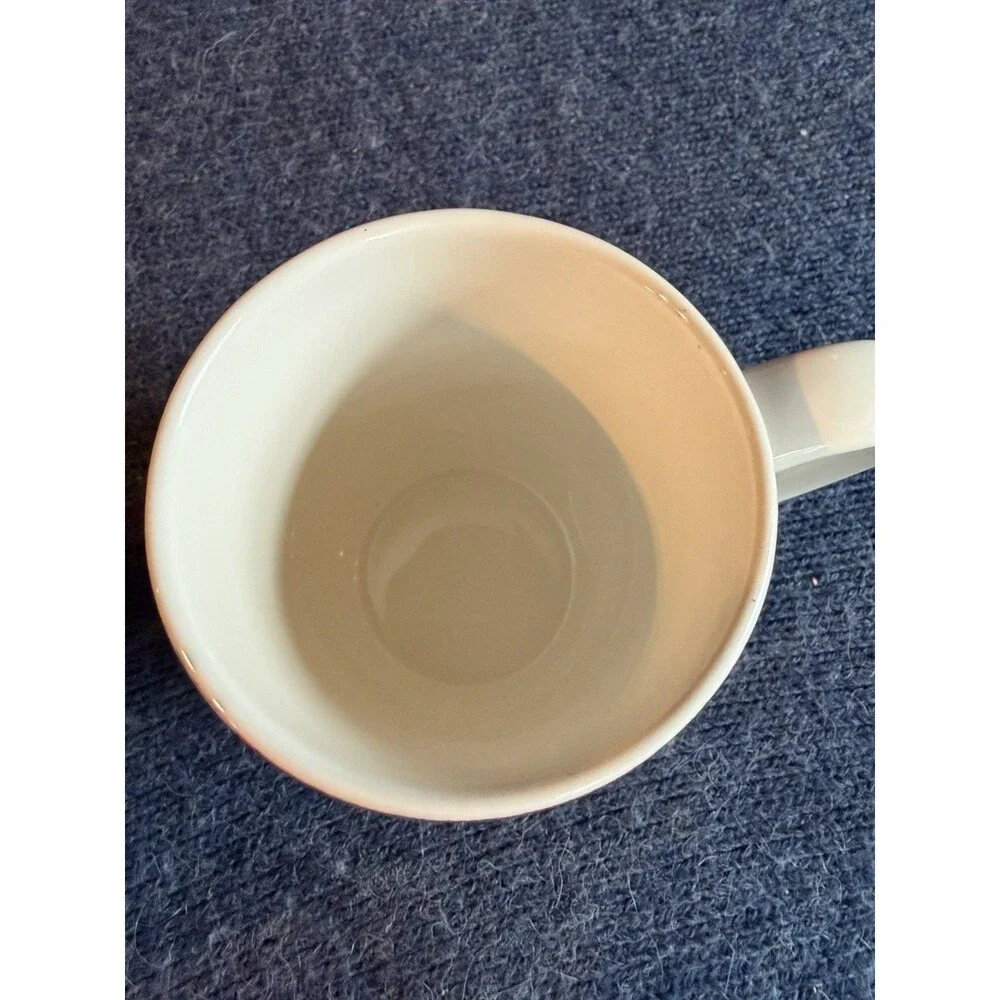 Williams Sonoma Snowman Winter Coffee Mugs 14oz RARE 2004 Set Of 2